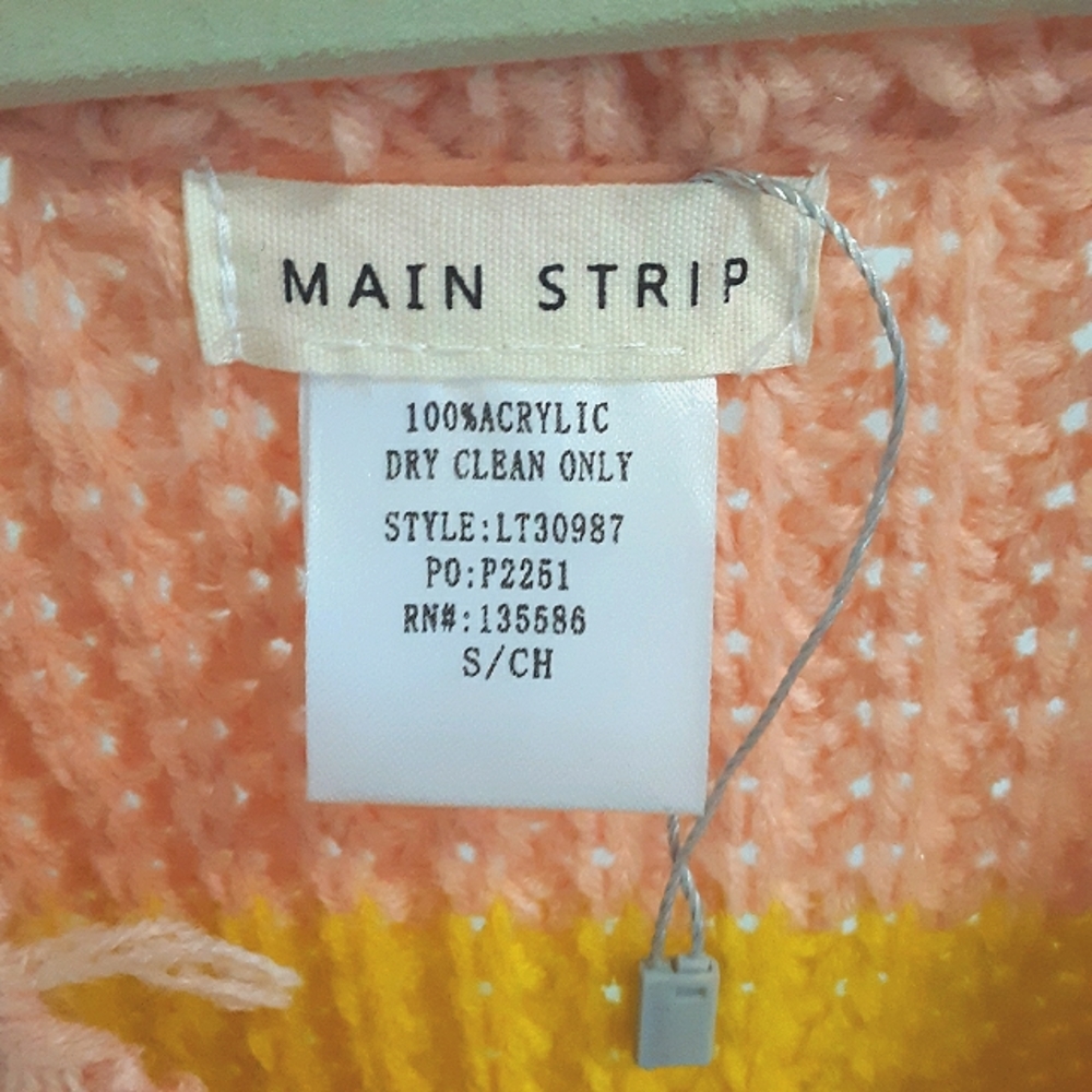 Graham Frayed Color Block Sweater Size Small - image 5